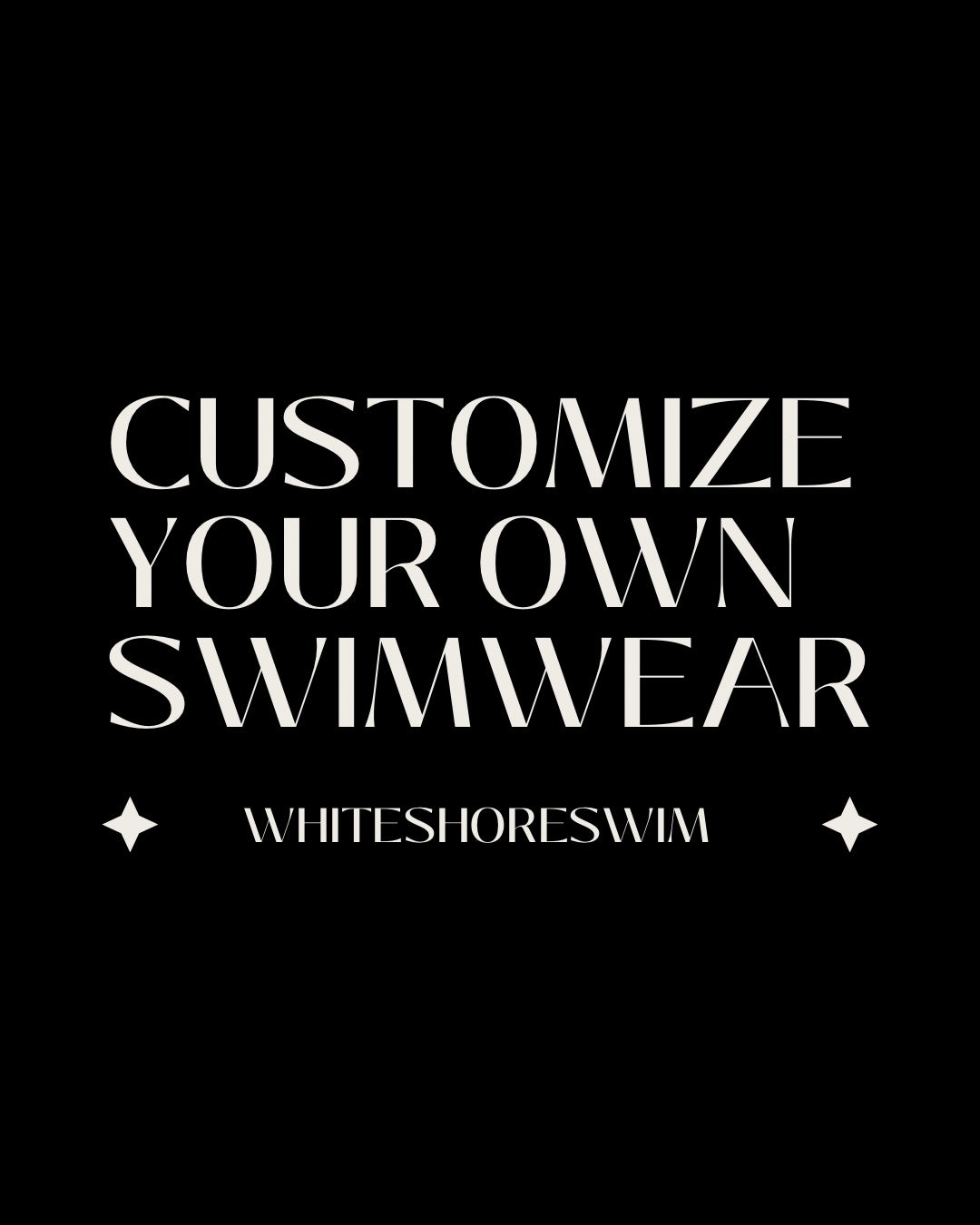 White Shore Swim Unique Custom Swimwear Custom Bikinis WHITE SHORE SWIM